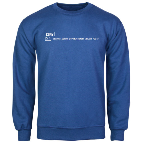 Royal Fleece Crew-CUNY SPH Flat