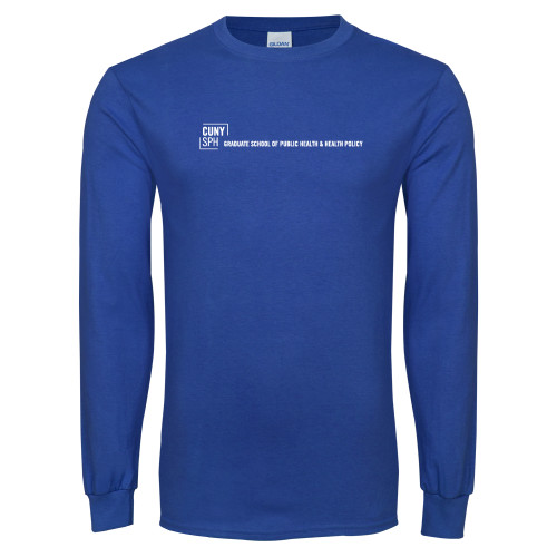 Royal Long Sleeve T Shirt-CUNY SPH Flat