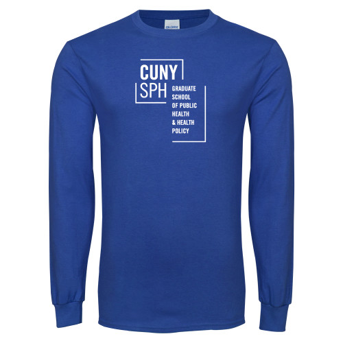 Royal Long Sleeve T Shirt-CUNY SPH