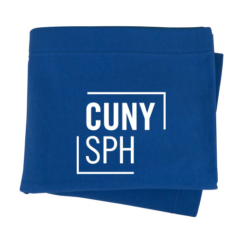 Royal Sweatshirt Blanket-CUNY SPH Square