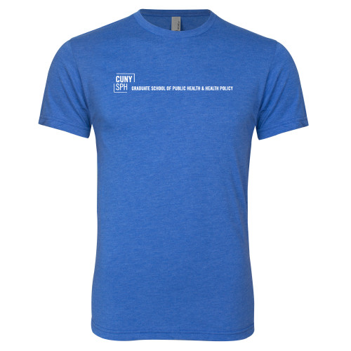 Next Level Royal Triblend Tee-CUNY SPH Flat