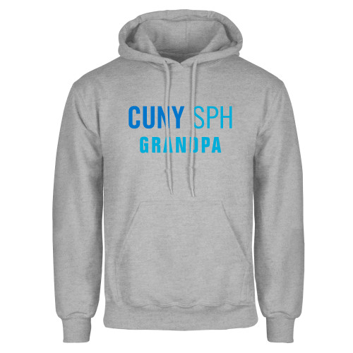 Grey Fleece Hoodie-Grandpa