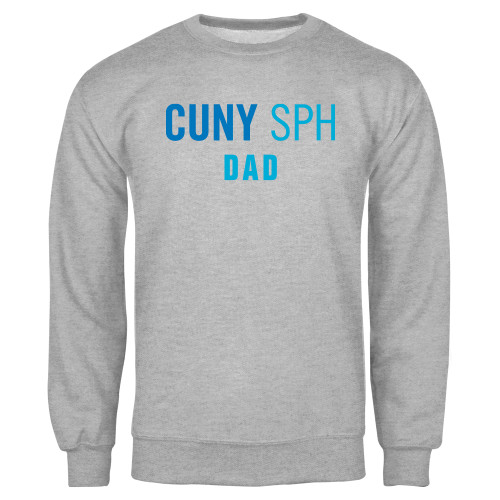 Grey Fleece Crew-Dad