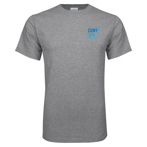 Grey T Shirt-CUNY SPH Square