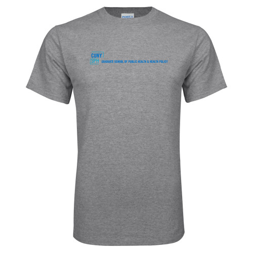 Grey T Shirt-CUNY SPH Flat