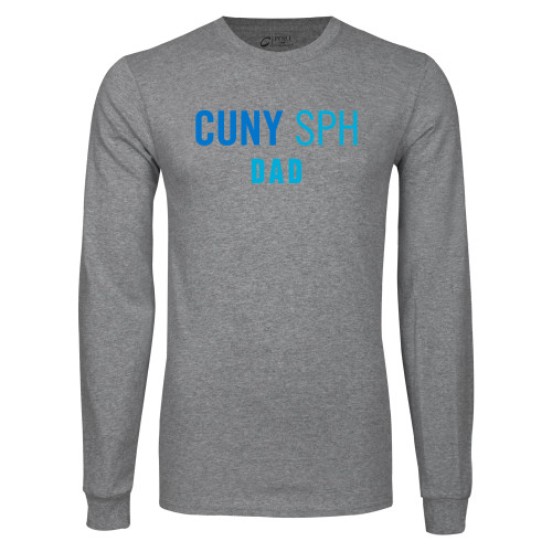 Grey Long Sleeve T Shirt-Dad