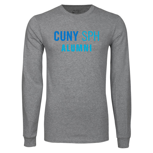 Grey Long Sleeve T Shirt-Alumni