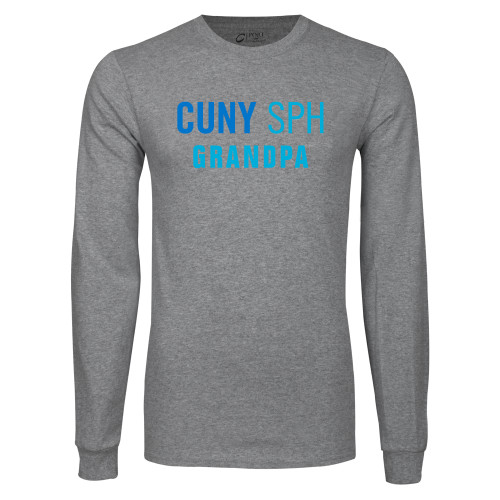 Grey Long Sleeve T Shirt-Grandpa