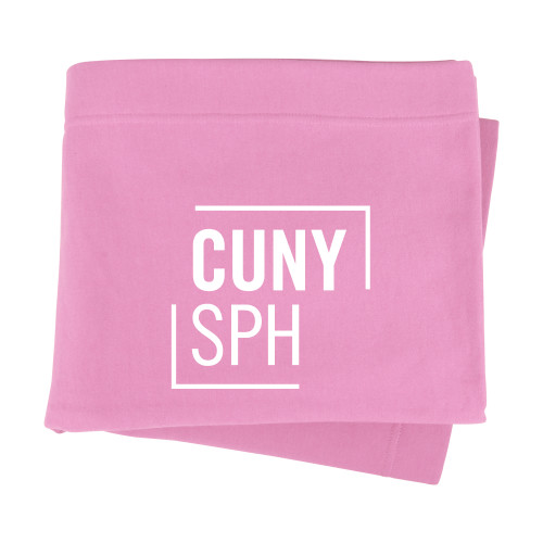 Pink Sweatshirt Blanket-CUNY SPH Square