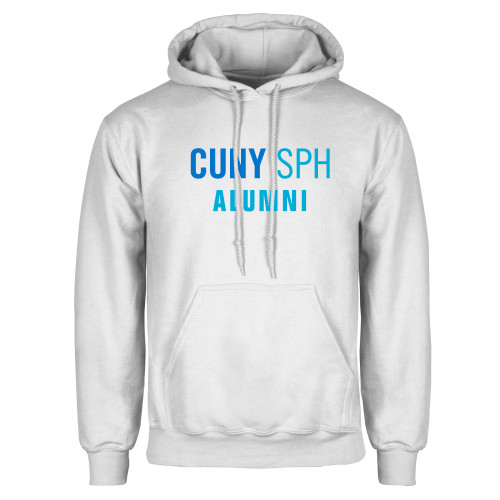 White Fleece Hoodie-Alumni