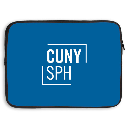 15 inch Neoprene Laptop Sleeve-CUNY SPH Square