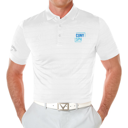 Callaway Opti Vent White Polo-CUNY SPH Square