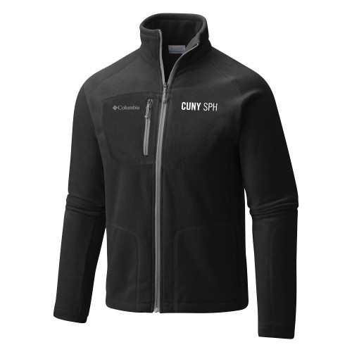 Columbia Black Everest Ridge Fleece Full Zip Jacket-CUNY SPH