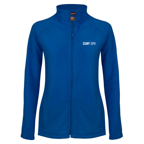 Womens Royal Fleece Full Zip Jacket-CUNY SPH