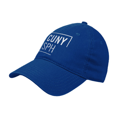 Royal Unstructured Adjustable Low Profile Hat-CUNY SPH Square