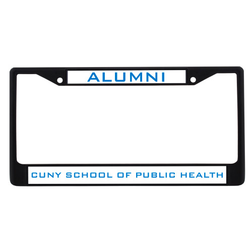Alumni Metal License Plate Frame in Black-Alumni