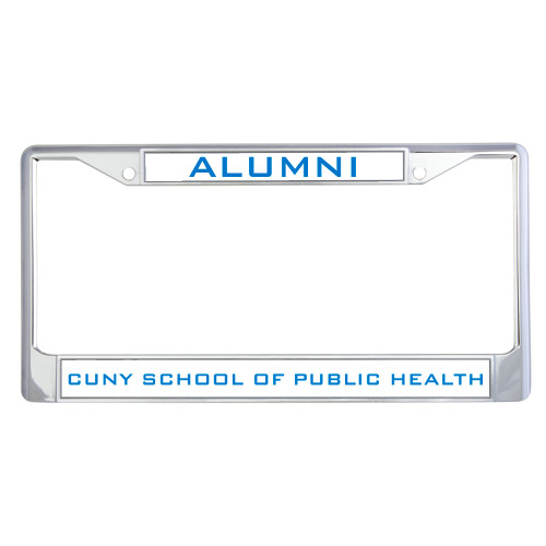 Alumni Metal License Plate Frame in Chrome-Alumni
