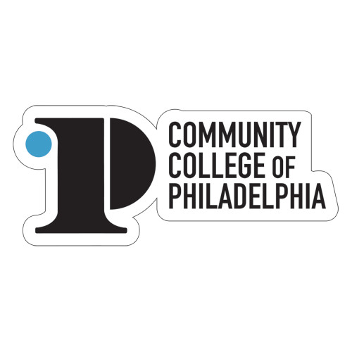  Large Decal - Community College of Philadelphia w/ Lion in Circle