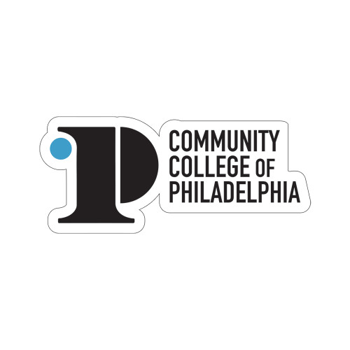  Extra Small Decal - Community College of Philadelphia w/ Lion in Circle