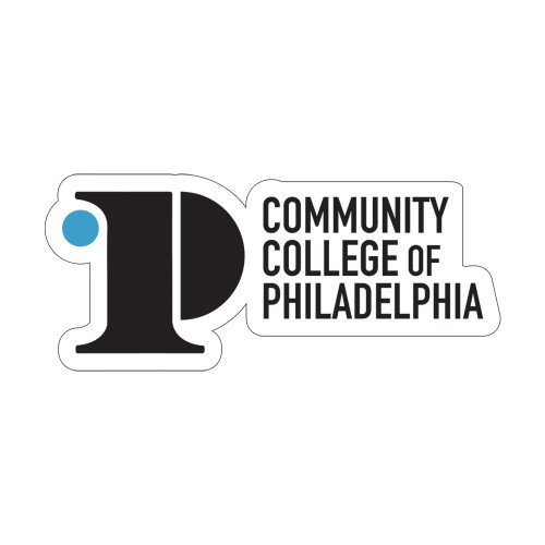  Small Decal - Community College of Philadelphia w/ Lion in Circle