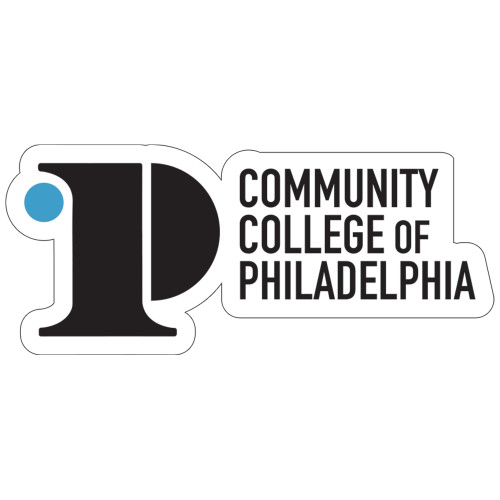  Extra Large Decal - Community College of Philadelphia w/ Lion in Circle