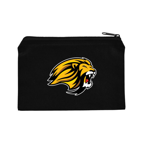  8oz. Black Cotton Travel Pouch - CCP Lion Head