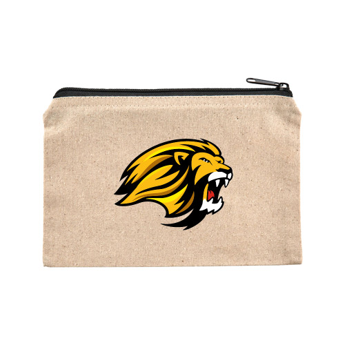  8oz. Natural Cotton Travel Pouch - CCP Lion Head