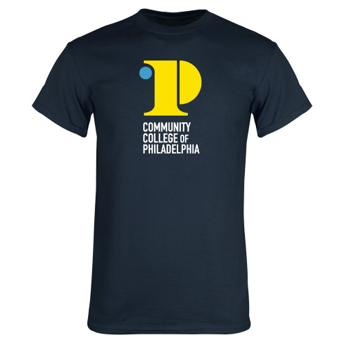  Navy T Shirt - CCP Institutional Mark - Vertical