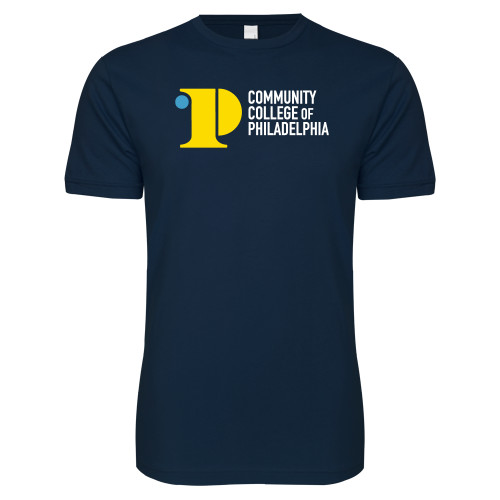  Next Level Navy SoftStyle T Shirt - CCP Institutional Mark