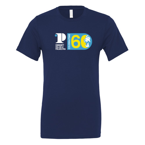  Bella + Canvas Navy Jersey Cotton T Shirt - CCP Celebrating 60 Years