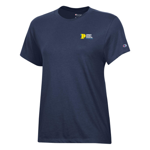 CC of Philadelphia Champion Womens Navy Core Short Sleeve Tee - CCP Rise From Within - Vertical