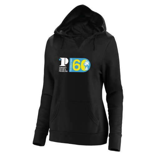  Womens Plus Black Hoodie - CCP Celebrating 60 Years