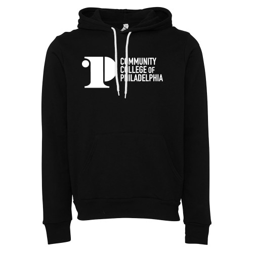  Bella + Canvas Black Fleece Hood - CCP Institutional Mark