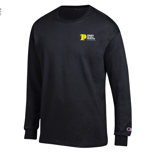  Champion Black Long Sleeve T Shirt - CCP Rise From Within - Vertical