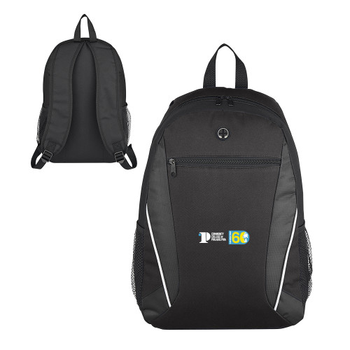  Homerun Black Computer Backpack - CCP Celebrating 60 Years Horizontal