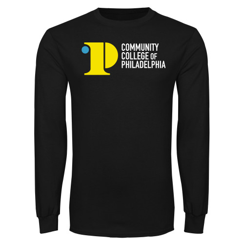  Black Long Sleeve T Shirt - CCP Institutional Mark