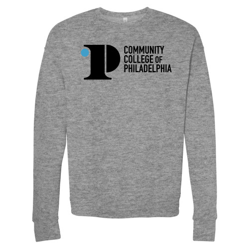  Bella + Canvas Heather Grey Fleece Crew - CCP Institutional Mark