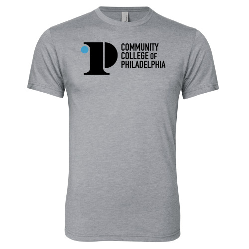  Next Level Heather Grey Triblend Tee - CCP Institutional Mark