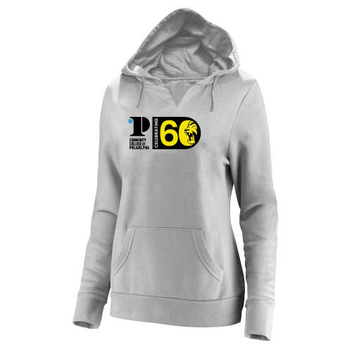  Womens Plus Heather Grey Hoodie - CCP Celebrating 60 Years