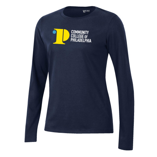  Gear Womens Navy Long Sleeve Tee - CCP Institutional Mark