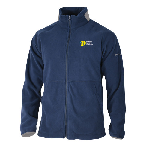  Columbia Navy Everest Ridge Fleece Full Zip Jacket - CCP Institutional Mark