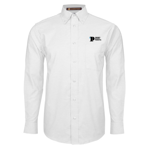  White Oxford Long Sleeve Shirt - CCP Institutional Mark
