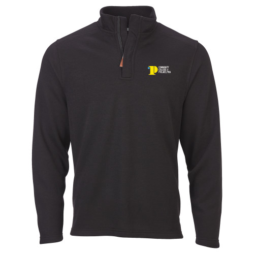 Boxercraft Black Sullivan 1/4 Zip - CCP Institutional Mark