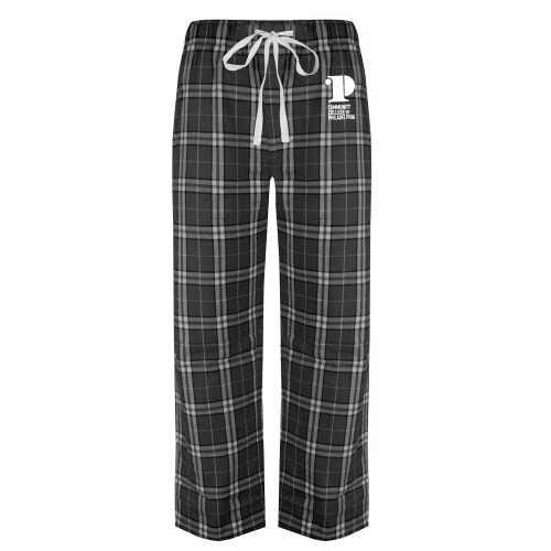 Black/Grey Flannel Pajama Pant - CCP Institutional Mark - Vertical