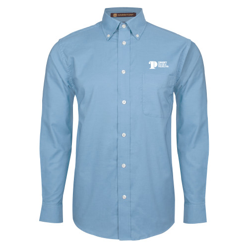  Light Blue Oxford Long Sleeve Shirt - CCP Institutional Mark
