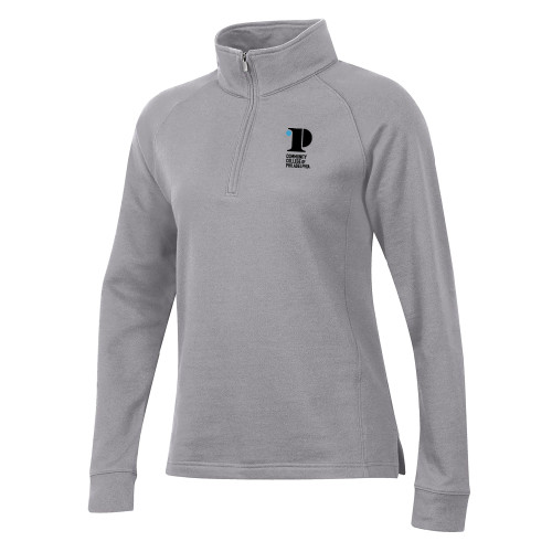  Gear Womens Oxford Heather 1/4 Zip - CCP Institutional Mark - Vertical