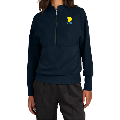  Mercer+Mettle Womens Night Navy 1/4 Zip - CCP Alumni P