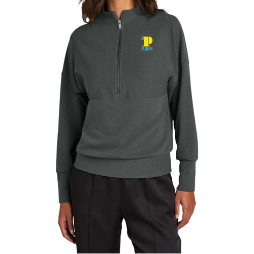  Mercer+Mettle Womens Storm Grey 1/4 Zip - CCP Alumni P