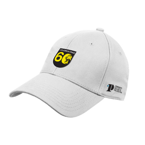  White Structured Adjustable Pro Style Hat - CCP Celebrating 60 Years