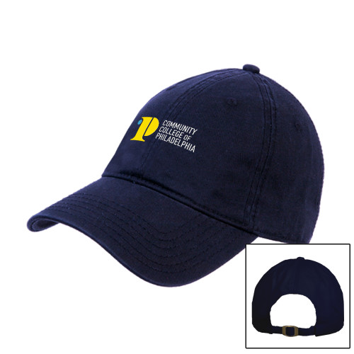  Navy Unstructured Adjustable Low Profile Hat - CCP Institutional Mark